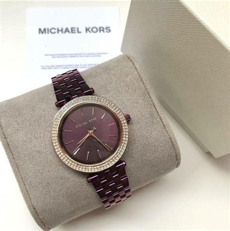 Michael Kors Women's MK3725 Mini Darci Plum Dial Women's 